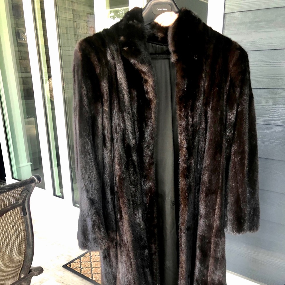 Real mink coat